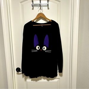 Jiji the Cat Pullover Sweater - Kiki’s Delivery Service